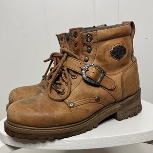 Harley Davidson women’s brown boots size 9.5